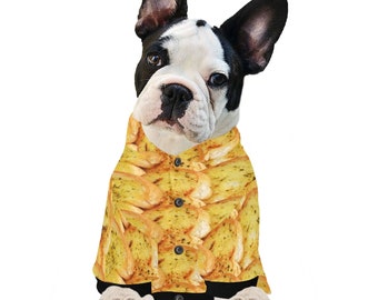 Garlic Bread Dog Costume Hoodie For Dogs