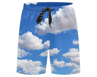 Clouds Swim Trunks | Men's Swimming Beach Shorts