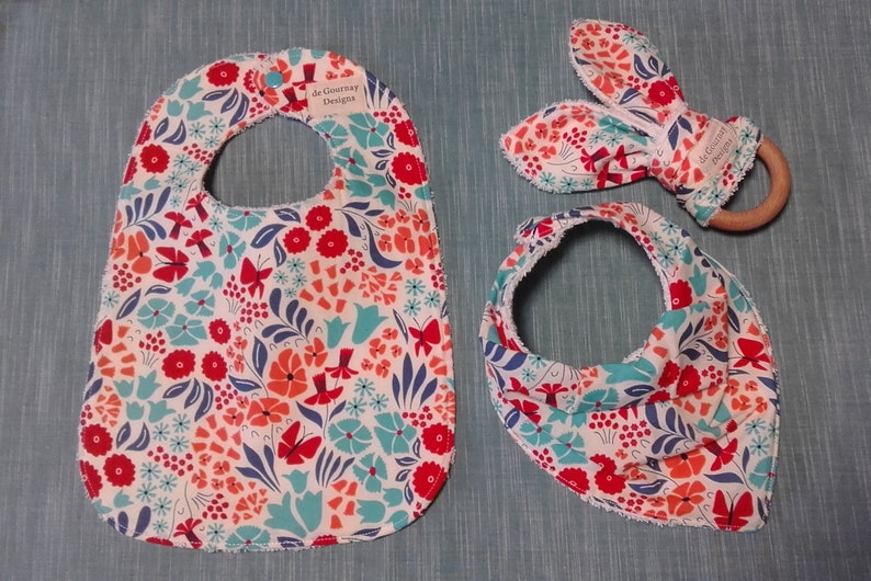 dribble bibs with teether