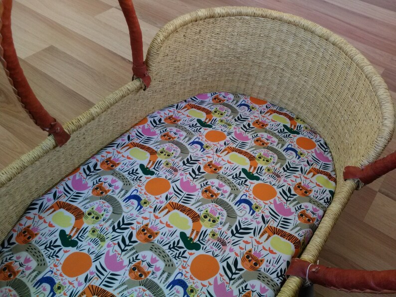 Organic Fitted Sheet Cot & Wild Queen of Beasts Etsy Australia