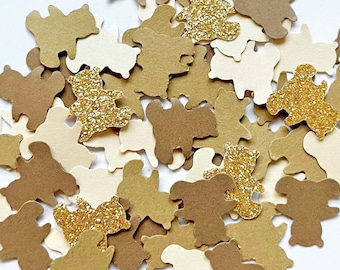 Teddy Bear Confetti / Bear Birthday Party / Dessert Table Decor