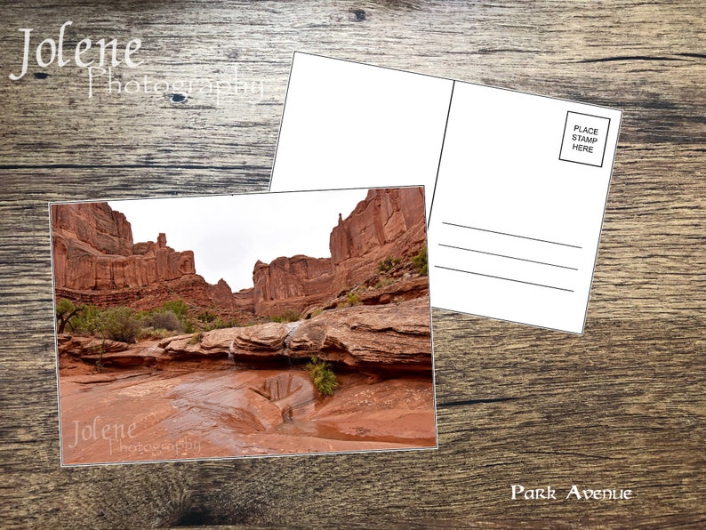 Travel Photo Postcards / Moab Utah Post Cards / Photo Stationery / Party Invitations image 1