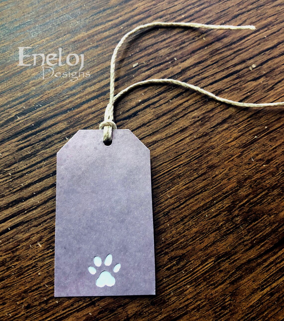 Paw Print Gift Tags / Pet Themed Gift Tags with String / Paw | Etsy