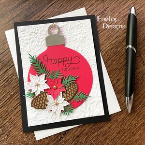 Die cut christmas mobile