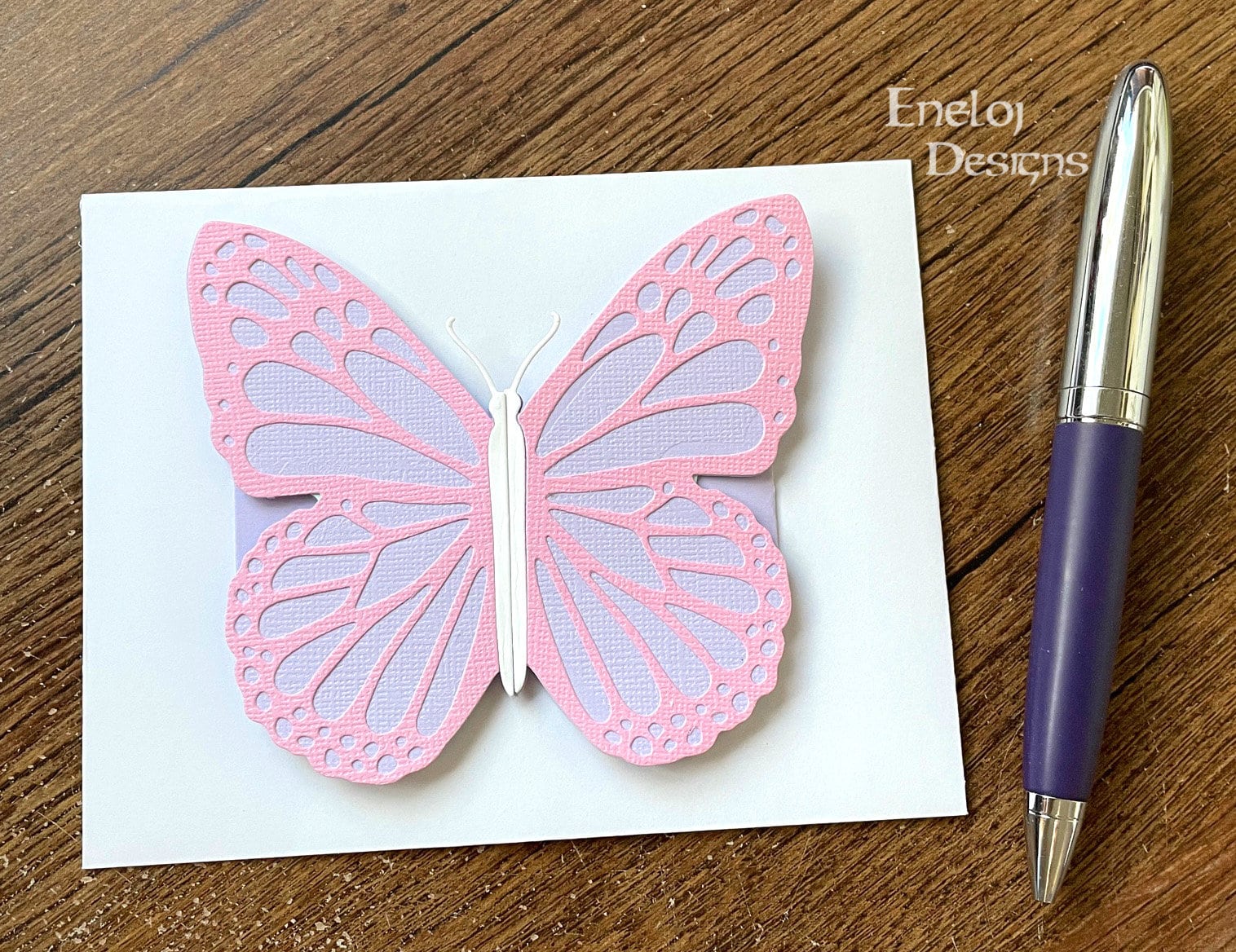 Butterfly Birthday Card / Die Cut Fold-out Card / Accordion | Etsy