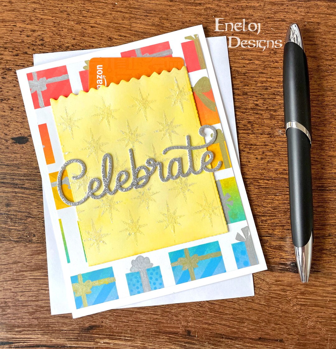 Happy Birthday Card / Gift Card Holder / Birthday Wishes Card