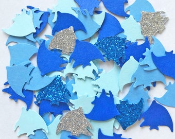 Fish Confetti / Angel Fish Birthday Party / Goldfish Party / Glitter Table Decor / Beach Theme Wedding / Table Scatter