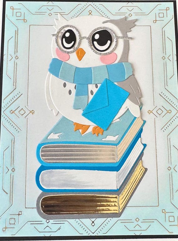 Owl Friends Card Blank Owl Friends Card Blank