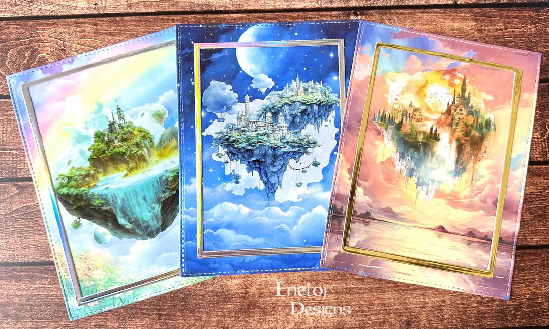 Floating Island Card / Sky Loft Card / Sky Island Card / Blank Card ...