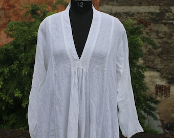 Handmade Indian Cotton Wrap Dress: long plane Summer Dress