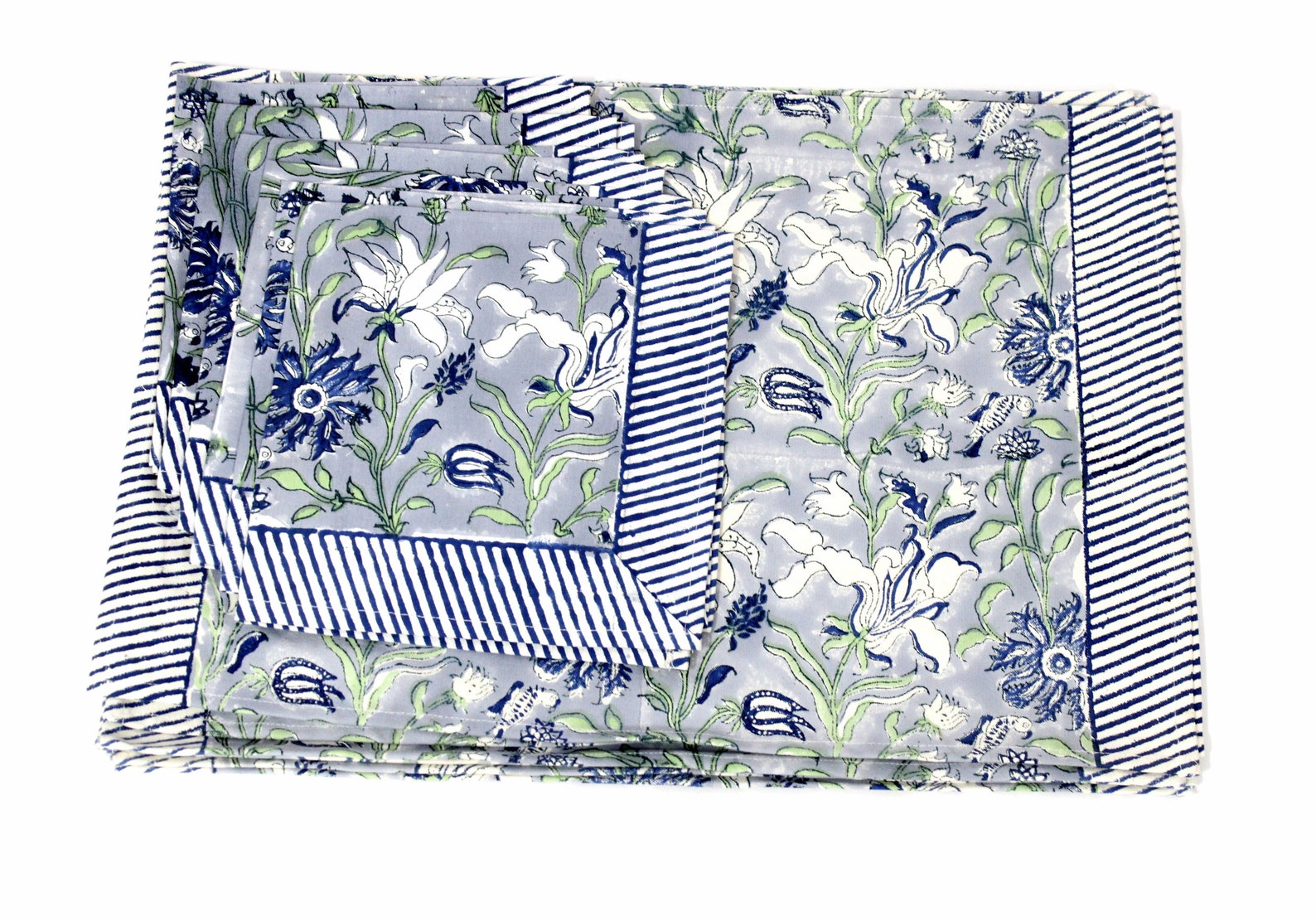 Dining Table Mats and Napkins Set of 6 Placemats and 6 Etsy