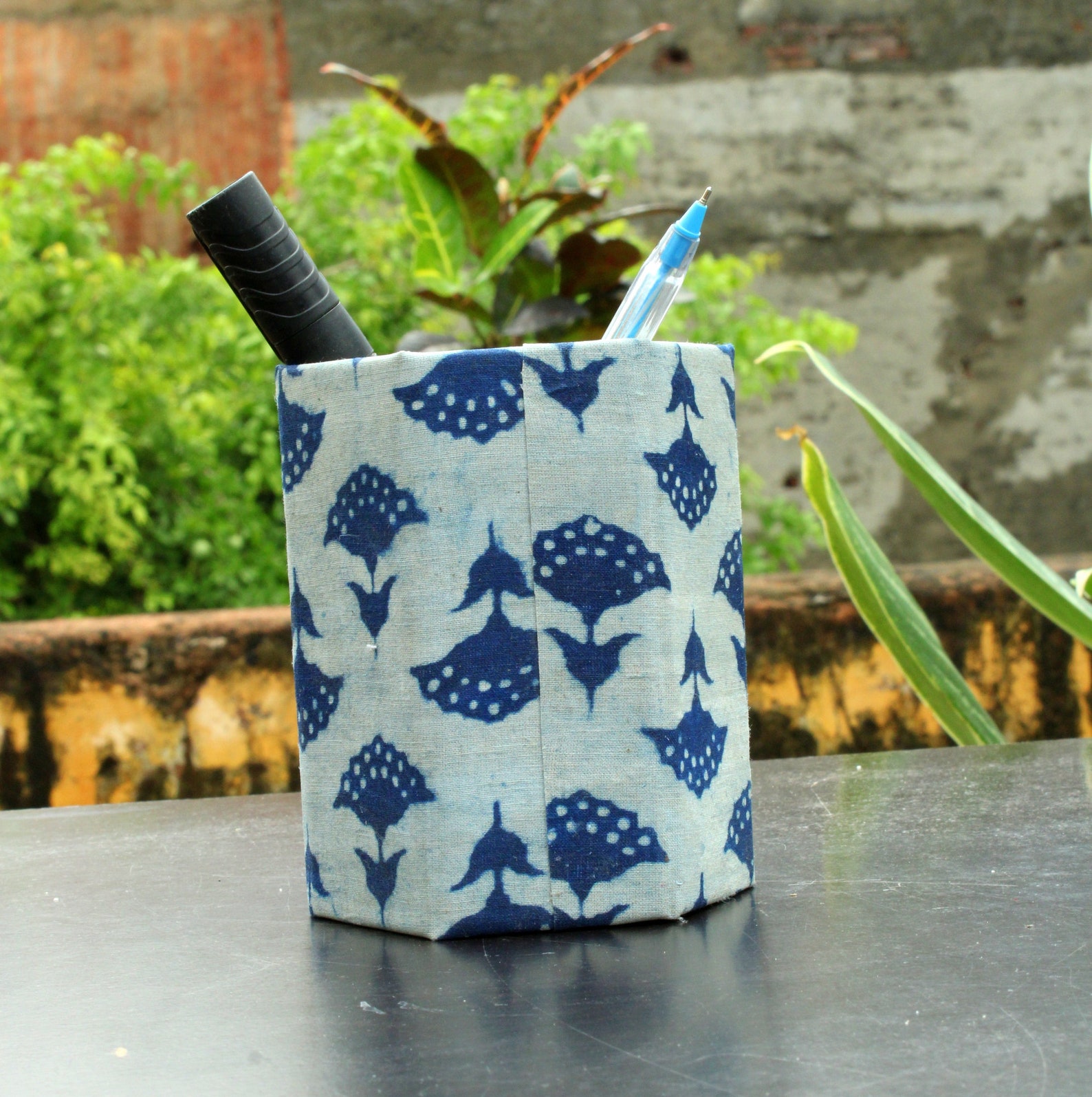 Block Print West bin Study Room Dustbin Handmade Home Etsy