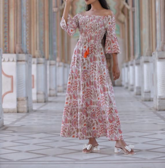 soft pink off the shoulder dress Ever-Pretty Off Shoulder Pleated Maxi Dress with Flutter Sleeves for Bridesmaid & Formal Events