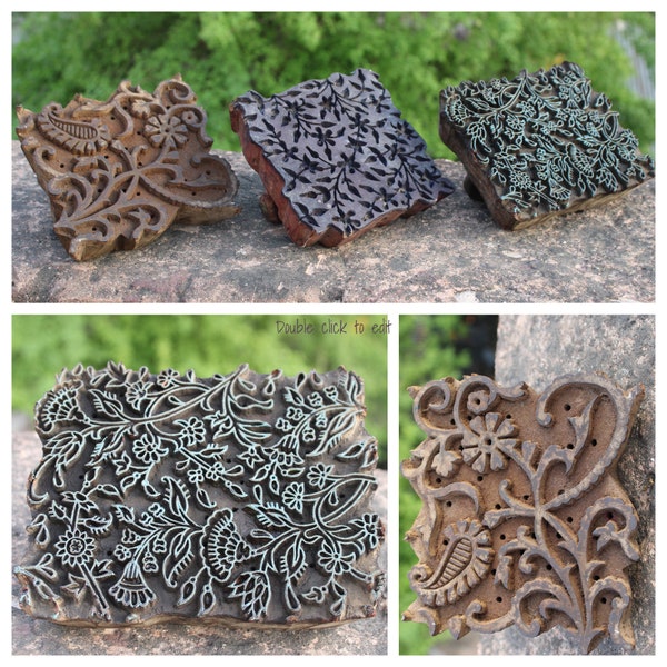 Wooden Stamp Block Etsy