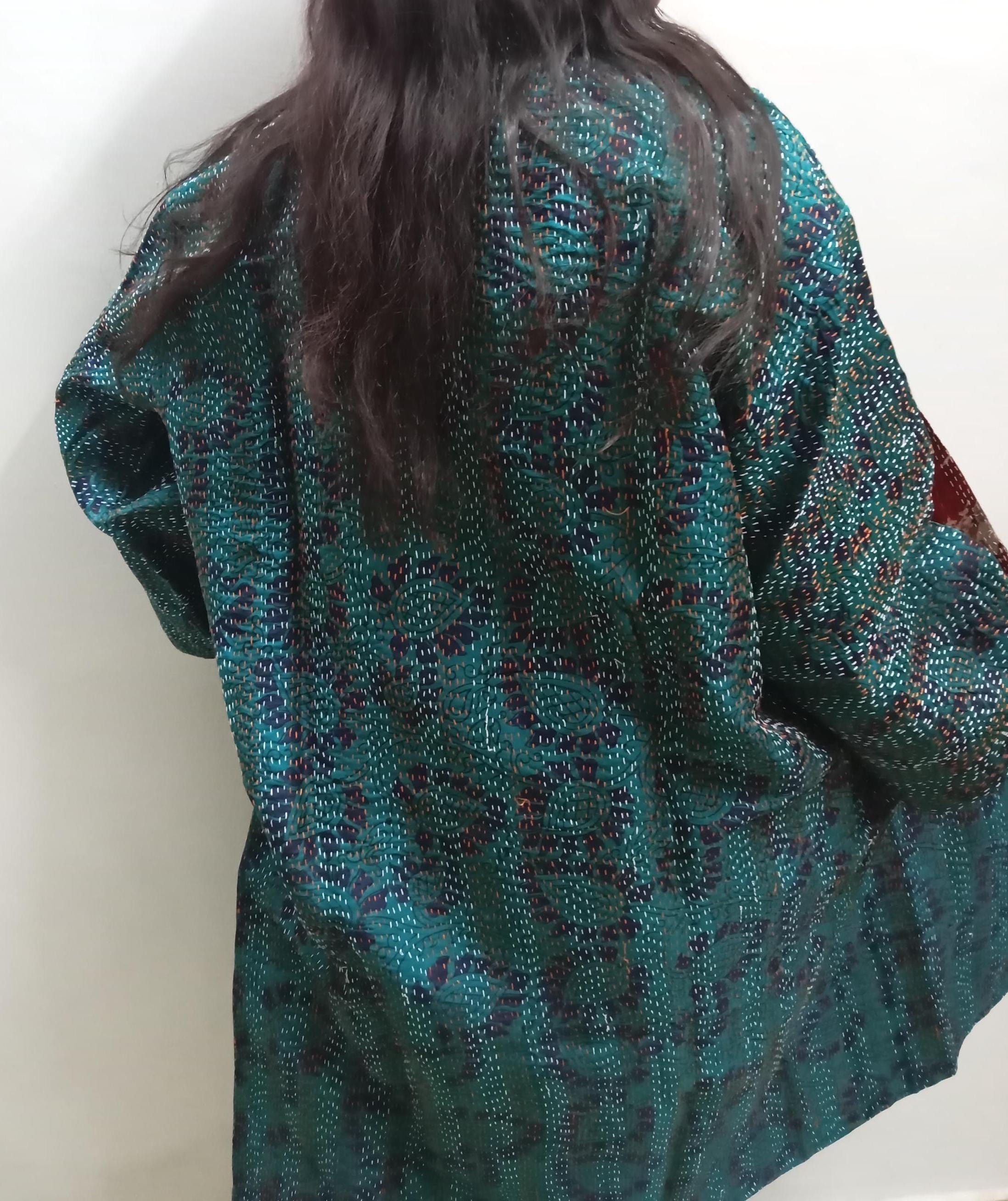 Cappotto da lavoro unico Vintage ricamo giacca Kimono giacca da lavoro