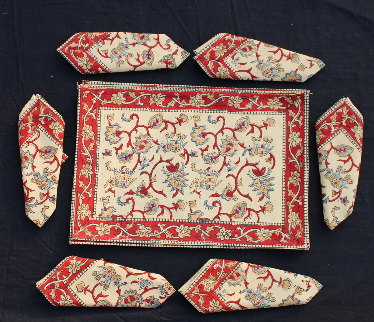 Designer placemat table met set cover place mats napkin set Etsy