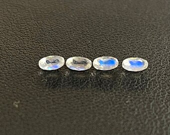 Gorgeous natural blue flash Great quality rainbow moonstone 7x7mm 36ct AAA Natural blue flash moonstone round faceted rainbow moonstone
