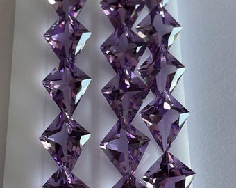 Natural Amethyst Kite Shape Faceted Cut, Top AAA Quality Amethyst Gemstone 18x14x8 mm Purple Amethyst Fancy Gemstone Loose - Price Per Piece