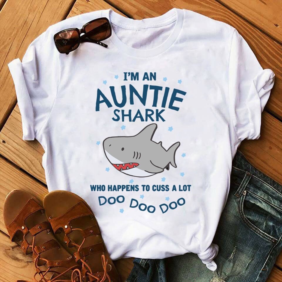 Auntie Shark Do Do Doo Do Doo Auntie Shark Doo svg Auntie ...
