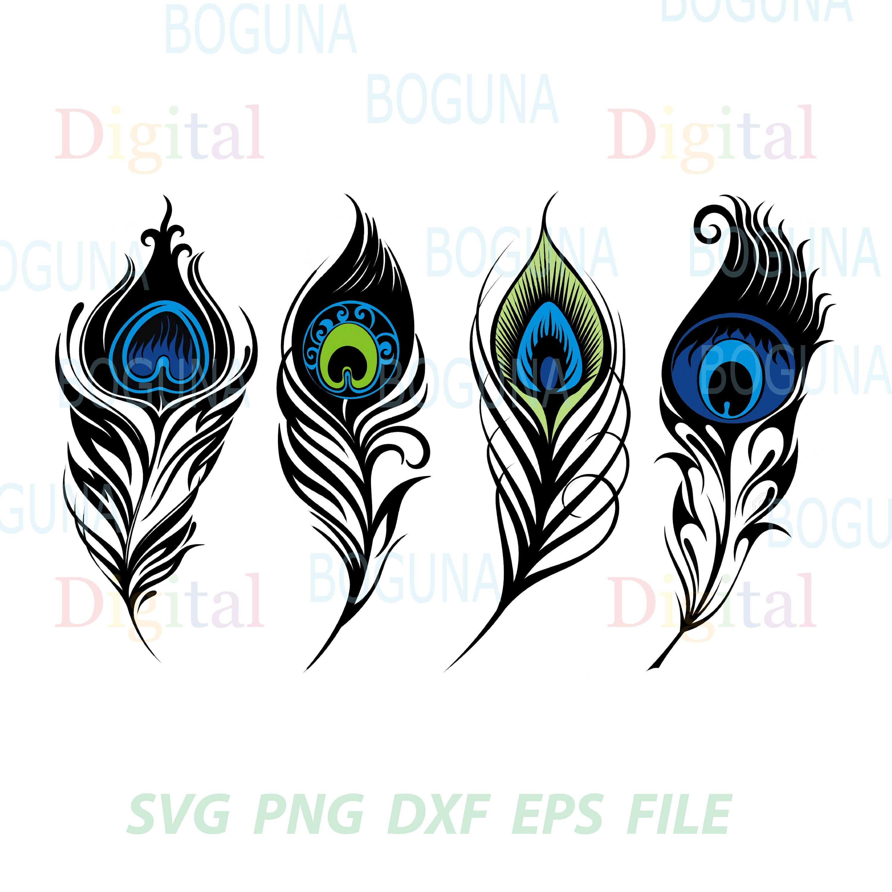 Download Feathers SVG Feather SVG peacock feathers vector svg | Etsy