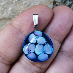 glass pendant, murano  pendant, art glass pendant, blown glass pendant, women&#39;s jewelry, glass jewelry , murano glass jewelry, gift for her