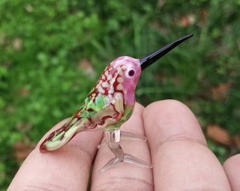 Oiva Toikka Sieppo Sininen / Blue Flycatcher Signed Bird Figurine