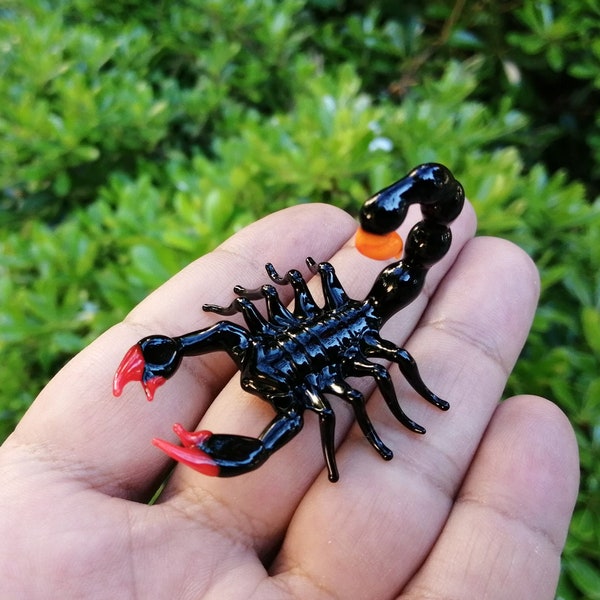 Glass Scorpion Etsy