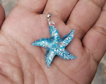 Glass Starfish Glass Starfish Pendant 