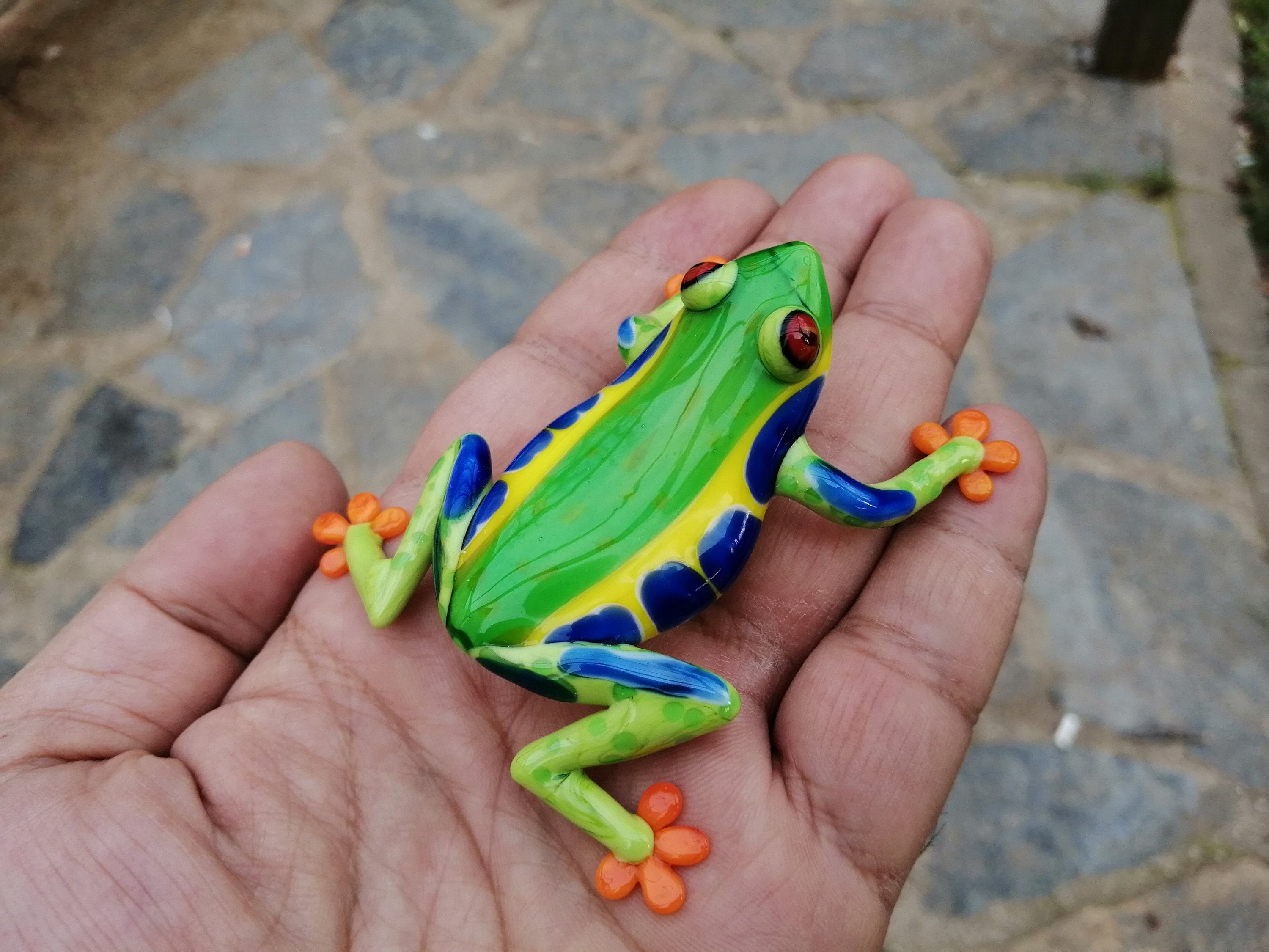ベネチアンガラス Murano カエル 置物 ベネチアンガラス Murano カエル 置物