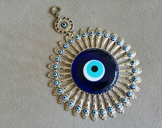 Amuleto Da Parete Con Occhio Blu Turco Evil Eye Amuleto, 7 Cm