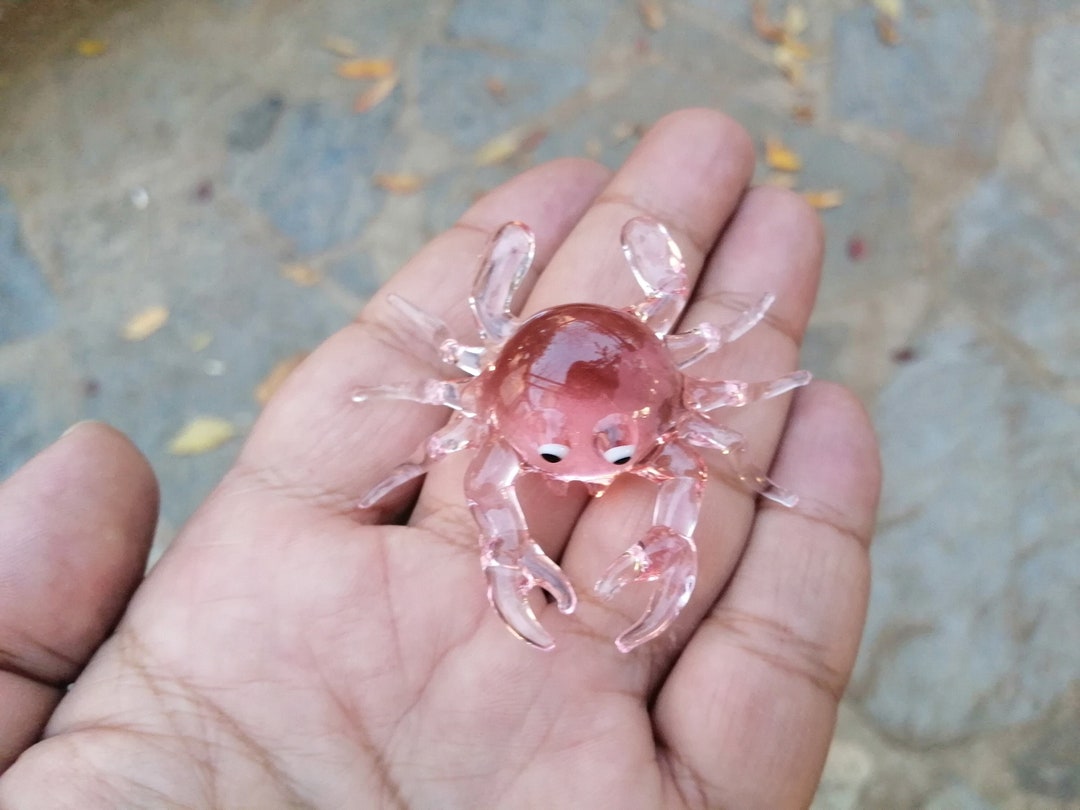 Glass Crab, Crab Figurine, Art Glass Crab, Murano Crab, Hand Blown ...