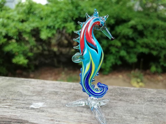 シーホース タツノオトシゴ 木彫 オブジェ シーホース タツノオトシゴ