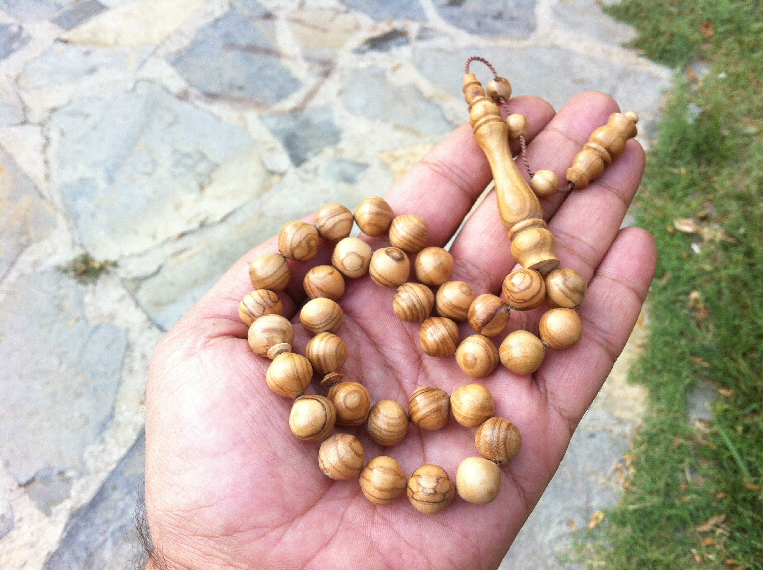 Olive Wood Tasbih Olive Tree Prayer Beads Turkish Olive Wood Etsy
