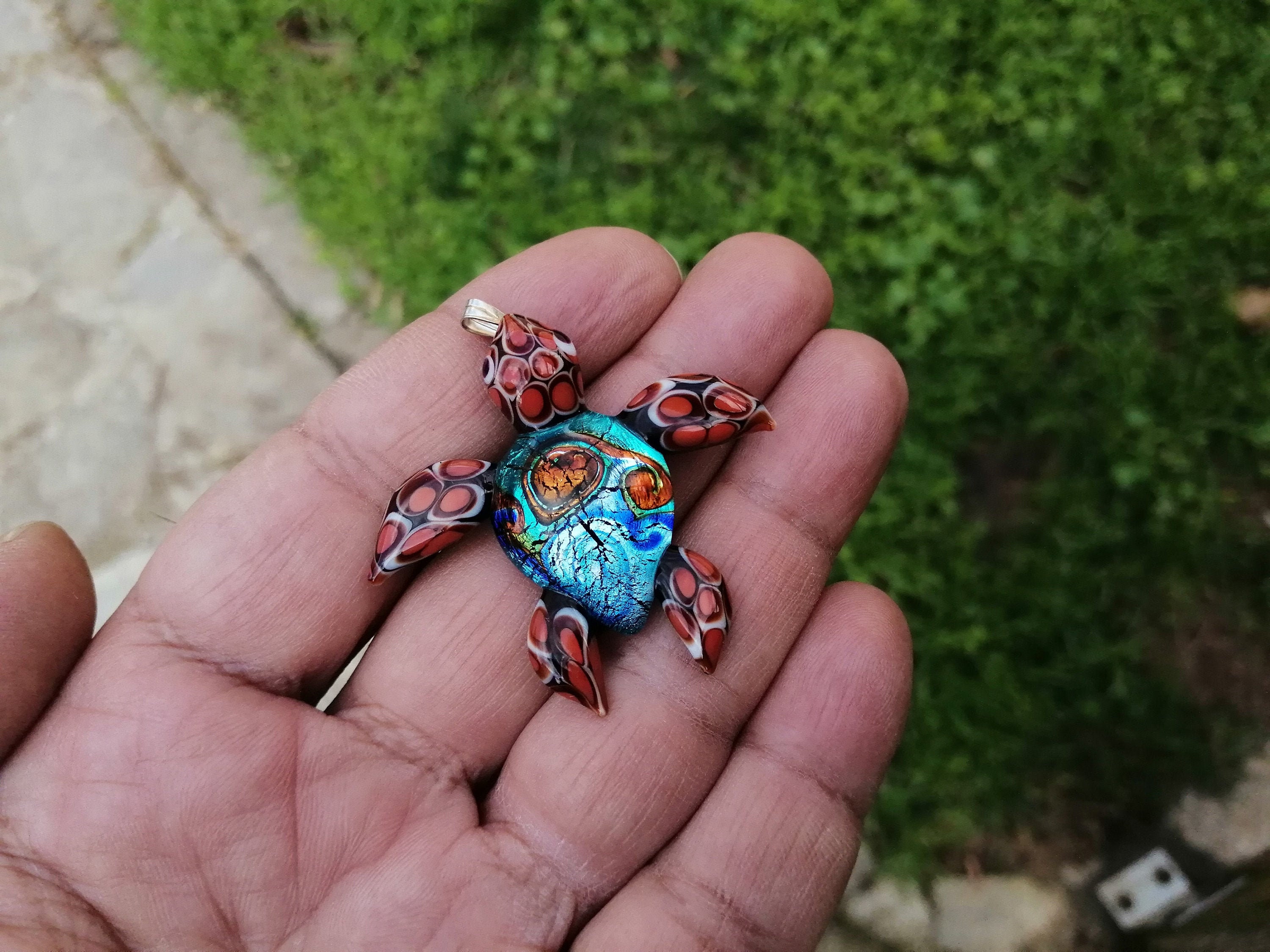 Glass Sea Turtle Pendant Sea Turtle Jewelry Glass Sea Animals Sea Turtle Ornament Sea Turtle Figurine Turtle Pendant Glass Figurine Etsy Canada