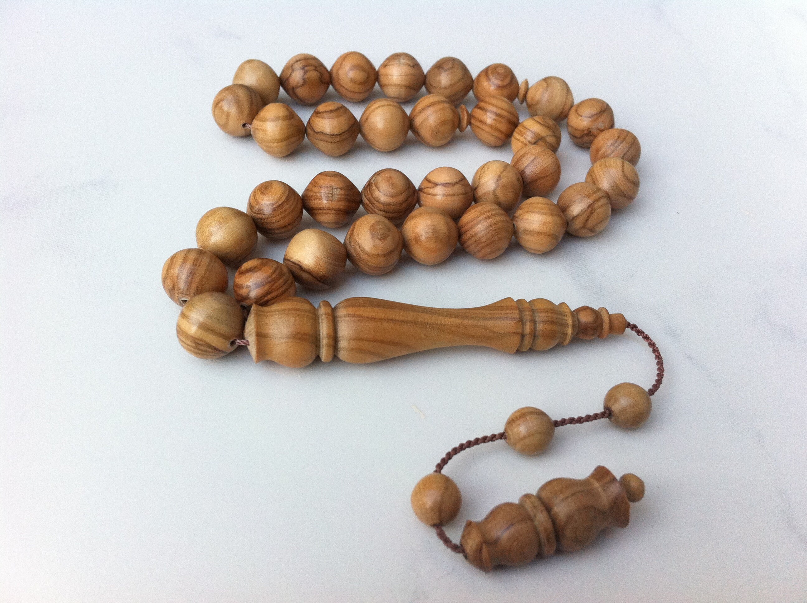 Olive Wood Tasbih Olive Tree Prayer Beads Turkish Olive Wood Etsy