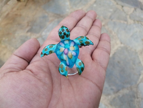 VINTAGE　MURANO ムラーノ　ガラス　置物　タートル　亀 VINTAGEMURANO ムラーノガラス置物タートル亀