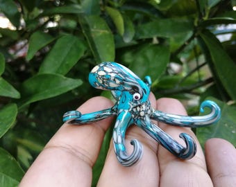 小さなクラーケンガラスのタコガラスの置物タコ - Etsy 日本