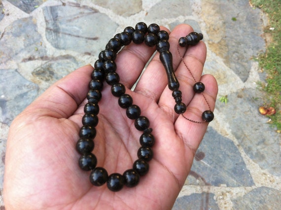 Tasbih de clou de girofle, chapelet islamique de clou de girofle, perles de  prière d'arbre