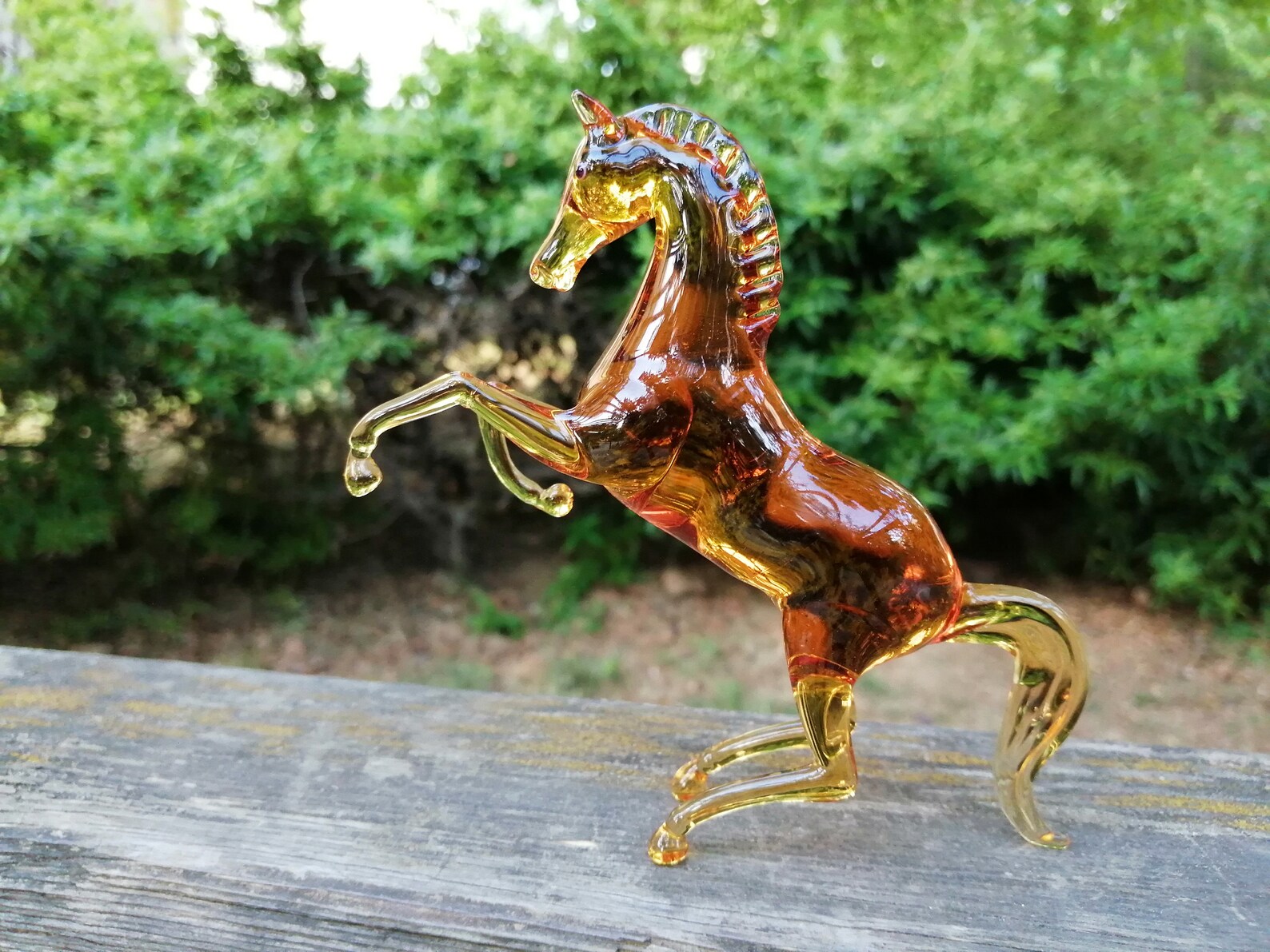 Glass Horse Glass Horse Figurine Glass Horse Ornament Etsy Canada