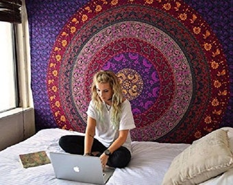 Tapestry Wall Hanging Bedroom Wall Decor Mandala Tapestry bohemian wall tapestries Boho Decor Dorm Decor Hippie Tapestry Art Large Wall Art