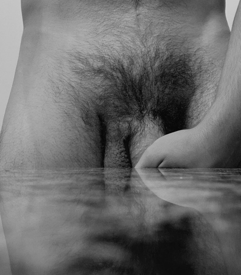 PRINT homoerotic gay art male nude adult mature NSFW e003 image 0