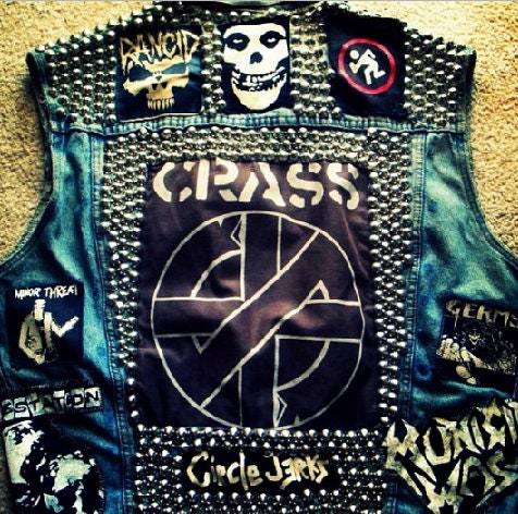 Nightmare • back patch • punk patch • patches • patches for jackets •  backpatch • clothing patches • sew on patch • vintage punk vest