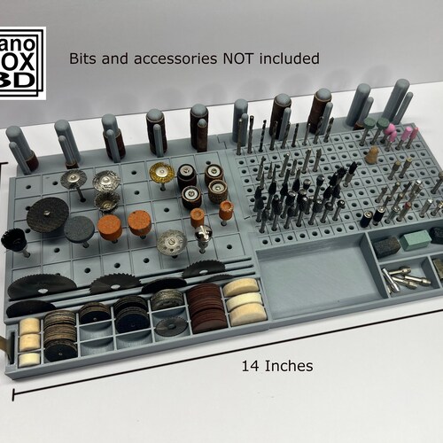 Bur/dremel Bit Organizer Rotary Bit Holder Dremel Bit Etsy