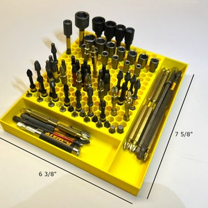 Desktop Screw and Drill Bit Organizer