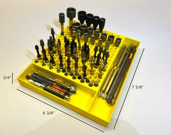 Desktop Screw and Drill Bit Organizer