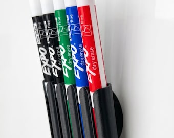 Dry Erase Board Magnetic Thin Marker Holder