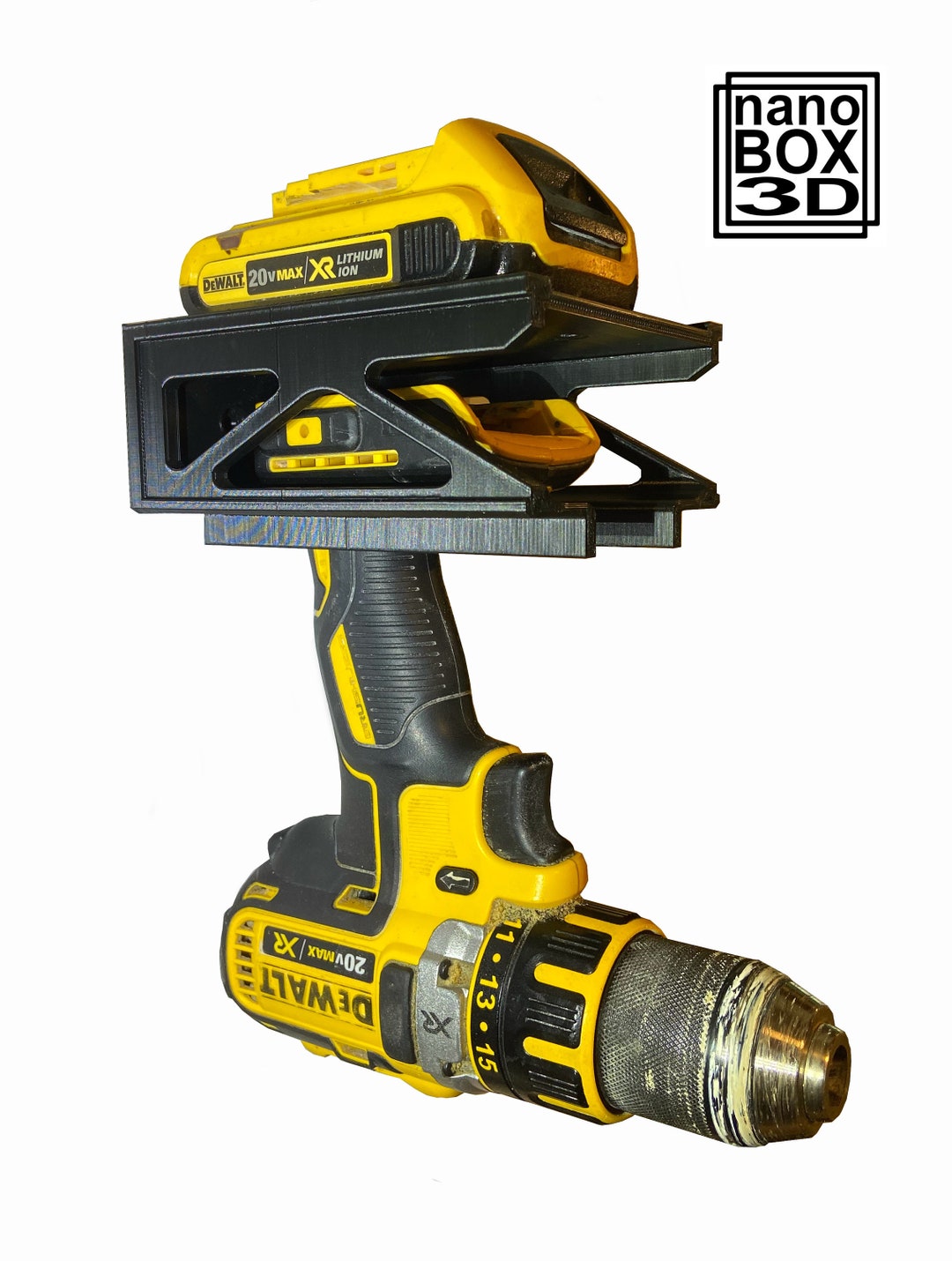 Drill Holder / Mount Under Shelf or Flat on a Wall Etsy