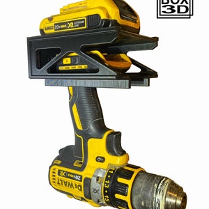 Drill Holder / Mount under shelf or flat on a wall