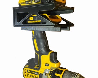 Drill Holder / Mount under shelf or flat on a wall