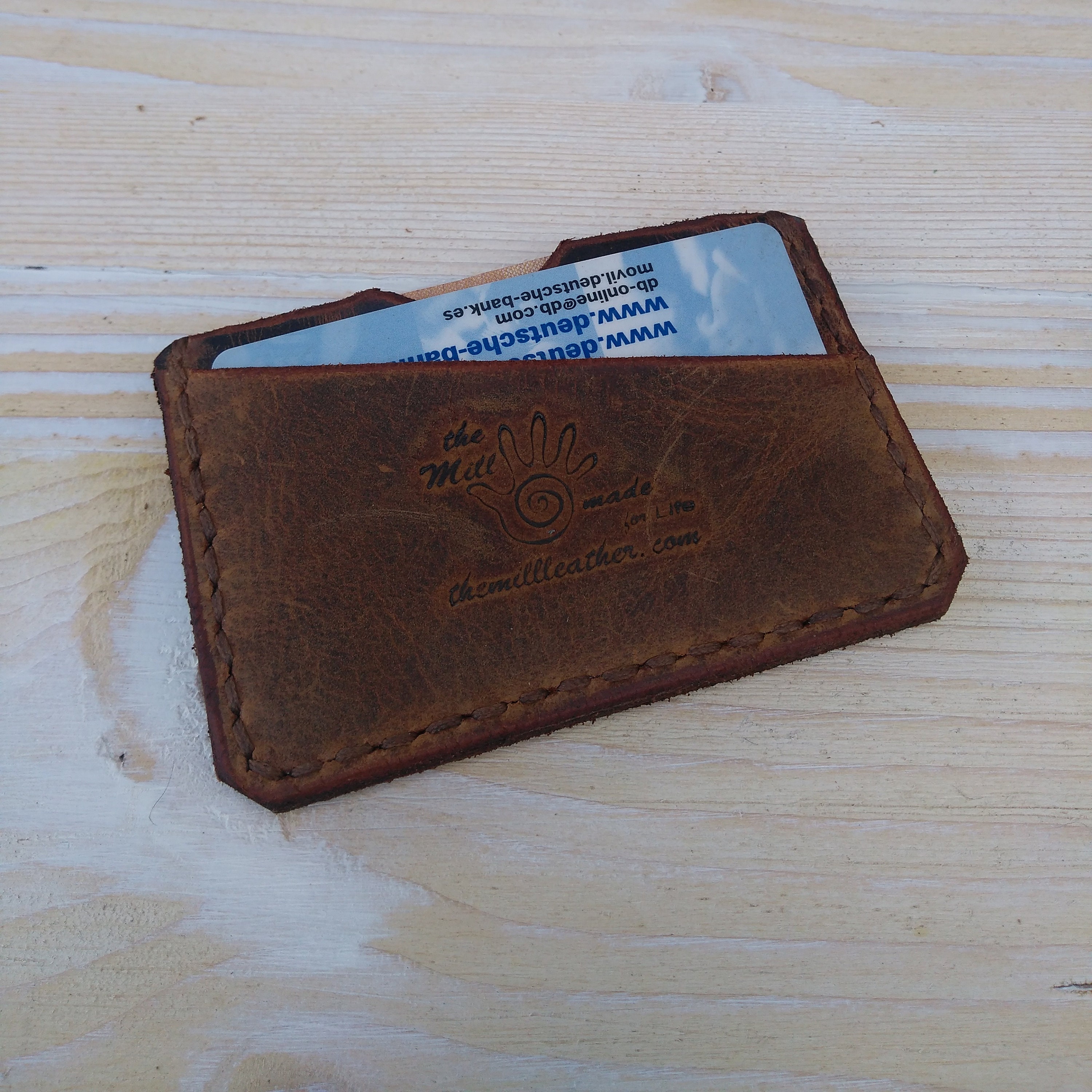 Slim Leather Wallet Minimalist Wallet Card Wallet Men S